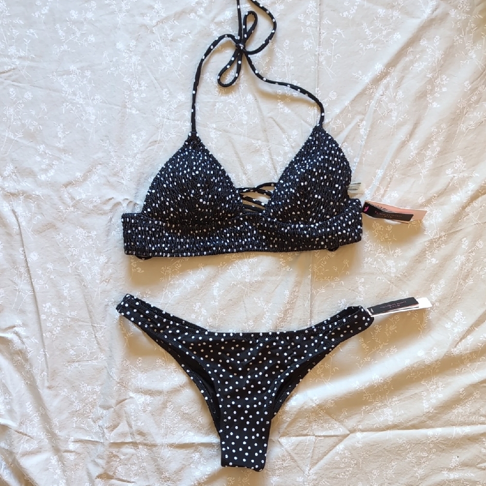 Victoria's Secret Polkadot Bathing Suit Size Small